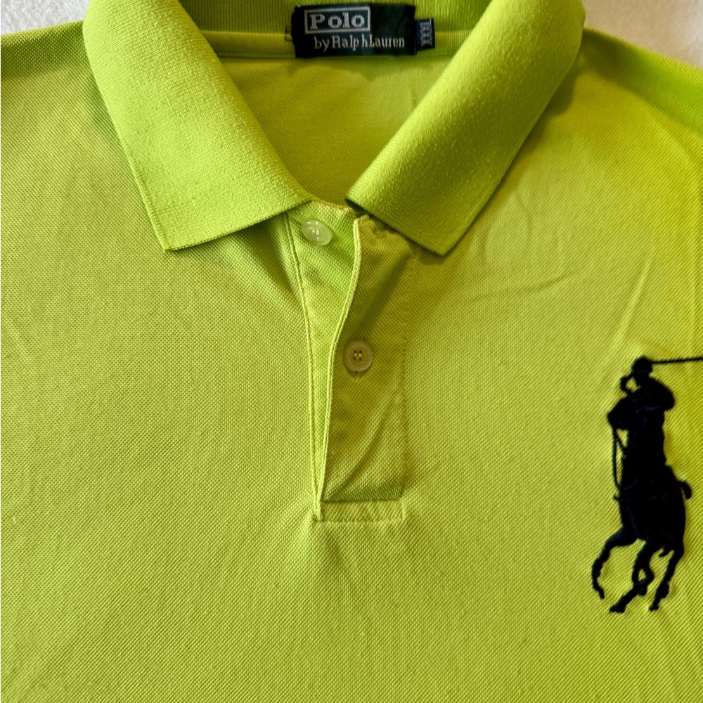 Ralph Lauren Big Pony Men's 3XL Short Sleeve Polo  Sport #3 Shirt Green Golf - Picture 2 of 9